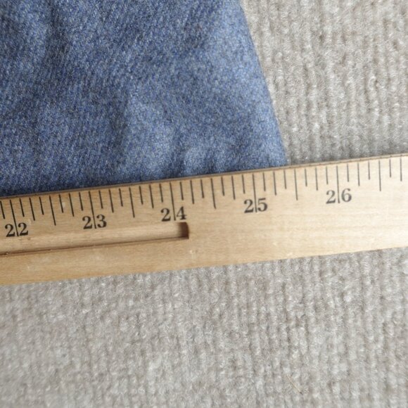 COS Womens Skirt 6 Blue Gray Solid A Line Wool Cashmere Blend - Picture 5 of 12